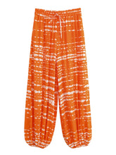 Load image into Gallery viewer, Floral Print Baggy Pants, Women Bloomers, Yoga  Trousers
