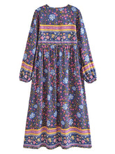 Load image into Gallery viewer, Lace-up Tassel,Bohemian Dress,Boho Dress Robe

