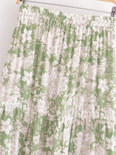 Load image into Gallery viewer, Floral Print, Beach Bohemian Skirt,Boho Skirt
