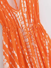 Load image into Gallery viewer, Floral Print ,Backless Sexy Beach Bohemian Dress,, High-Low Boho Dress
