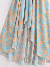 Load image into Gallery viewer, Wild Floral ,Open Back,Strapless Boho Dress
