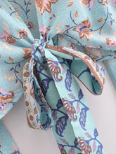 Load image into Gallery viewer, Wild Floral Print ,Short Kimono ,Bikini Cover-ups
