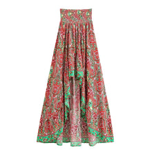 Load image into Gallery viewer, High Low , Bohemian Skirt ,rregular Maxi Boho Skirt
