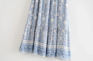 Floral Print, Beach Bohemian Skirt,Boho Skirt