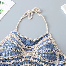 Load image into Gallery viewer, Hollow Out Sleeveless Crop Tops Bohemian Vest
