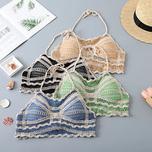 Load image into Gallery viewer, Hollow Out Sleeveless Crop Tops Bohemian Vest
