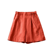 Load image into Gallery viewer, Solid Linen Cotton Shorts,Boho Shorts
