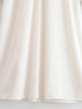 Load image into Gallery viewer, Retro Linen Cotton,Wheat Emberoidery, Lantern Sleeve Boho Maxi Dress
