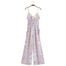 Load image into Gallery viewer, Multi Floral Print, Bohemian Beach Rompers,Boho Playsuits
