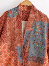 Load image into Gallery viewer, Floral Linen Cotton Autumn Daily Street Outerwear
