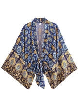 Load image into Gallery viewer, Boho Short Robe ,Bikini Cover Up
