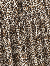 Load image into Gallery viewer, Leopard Print,Bohemian Dress,Boho Dress Robe
