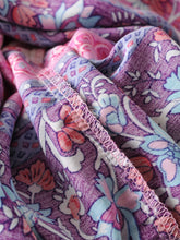Load image into Gallery viewer, Boho Skirt ,Pink Floral Printed ,Beach Bohemian Maxi Skirts
