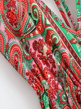 Load image into Gallery viewer, Wild Floral ,Backless Sexy Maxi Dress , High-Low Tassel Strapless Boho Dress
