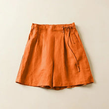 Load image into Gallery viewer, Linen Cotton Shorts Beach Boho Shorts
