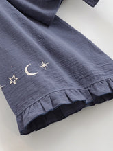 Load image into Gallery viewer, Star Moon Embroidery Short Bohemian Kimono Ruffles Flare Sleeves
