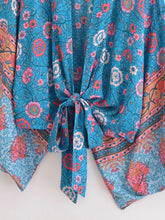 Load image into Gallery viewer, Bohemian Kimono, Boho Bikini Cover-ups,Yellow Floral
