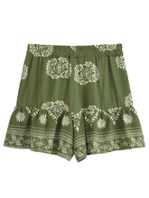 Load image into Gallery viewer, Wild Floral Print ,Short Pants with Pockets, Boho Shorts
