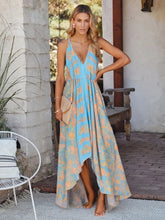 Load image into Gallery viewer, Wild Floral ,Open Back,Strapless Boho Dress
