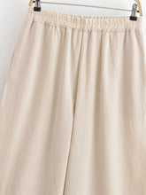 Load image into Gallery viewer, Floral Butterfly Embroidery ,Bohemian Wide Leg Pants ,Boho Trousers
