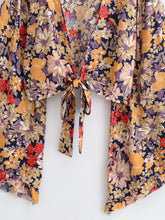 Load image into Gallery viewer, Wild Floral Print ,Boho Kimono,Bikini Cover-ups
