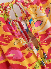 Load image into Gallery viewer, Floral Print, Backless Sexy Maxi Dress,Boho Dress with Pockets
