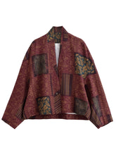 Load image into Gallery viewer, Linen Cotton ,Flowers Outwear Bohemian Jackets,Street Outerwear
