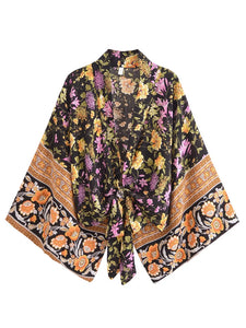 Boho Short Robe ,Bikini Cover Up