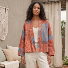 Load image into Gallery viewer, Floral Linen Cotton Autumn Daily Street Outerwear

