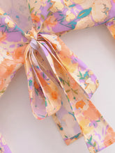 Load image into Gallery viewer, Wild Floral Print ,Short Kimono ,Bikini Cover-ups
