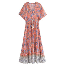 Load image into Gallery viewer, Bohemian Maxi Dresses,Tassel Boho Dress
