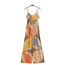 Load image into Gallery viewer, Multi Floral Print, Bohemian Beach Rompers,Boho Playsuits
