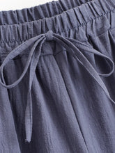 Load image into Gallery viewer, Sun Moon Embroidery Linen Cotton Bloomers Baggy Pants Yoga Trousers
