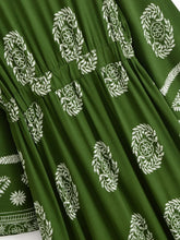 Load image into Gallery viewer, Ethnic Floral Long Sleeve Tassel Rayon Beach Bohemian maxi Dress
