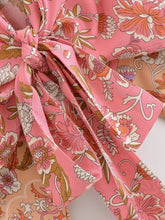 Load image into Gallery viewer, Vintage Floral Print ,Beach Summer Kimono , Boho Cover-ups
