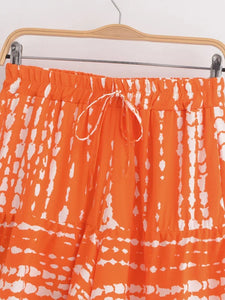 Wild Floral Print ,Short Pants with Pockets, Boho Shorts