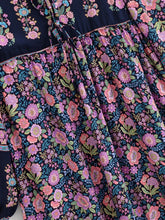 Load image into Gallery viewer, Peacock Green Floral ,Beach Bohemian Maxi Dress,Holiday Boho Dress
