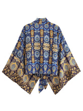Load image into Gallery viewer, Boho Short Robe ,Bikini Cover Up
