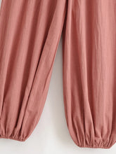 Load image into Gallery viewer, Sun Moon Embroidery Linen Cotton Bloomers Baggy Pants Yoga Trousers
