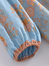 Load image into Gallery viewer, Grey Floral Print,Bohemian Maxi Dress,Boho Dress
