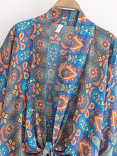 Load image into Gallery viewer, Boho Short Robe ,Bikini Cover Up
