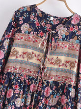 Load image into Gallery viewer, Multi Floral Print , Beach Bohemian , Boho Dress
