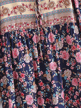 Load image into Gallery viewer, Multi Floral Print , Beach Bohemian , Boho Dress
