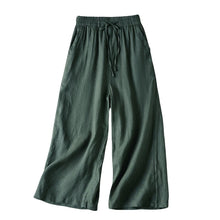 Load image into Gallery viewer, Solid  Linen Cotton ,Bohemian Pants
