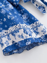 Load image into Gallery viewer, Wild Floral Print ,Boho Kimono,Bikini Cover-ups
