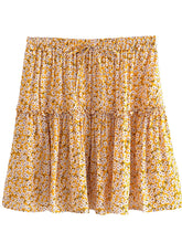 Load image into Gallery viewer, Bohemian Mini Skirts,Boho Skirt

