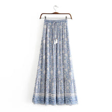 Load image into Gallery viewer, Floral Print, Beach Bohemian Skirt,Boho Skirt
