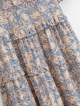 Load image into Gallery viewer, Floral Print Smocked Maxi Dress  Tiered Ruffle Dresses Bohemian Beach Sundress
