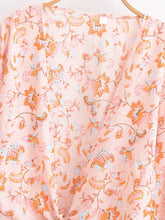 Load image into Gallery viewer, Wild Floral Print ,Short Kimono ,Bikini Cover-ups
