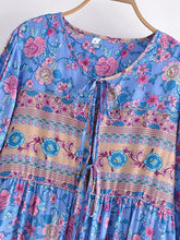 Load image into Gallery viewer, Multi Floral Print , Beach Bohemian , Boho Dress

